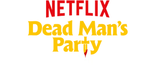 Logotipo del título «Dead Man's Party: Un juego de Knives Out»