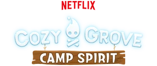 Logotipo del título «Cozy Grove: Camp Spirit»